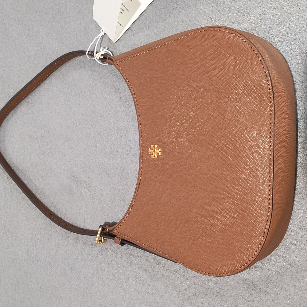 COPY - Tory Burch, Emerson zip, adjustable strap, texture leather shoulder bag
